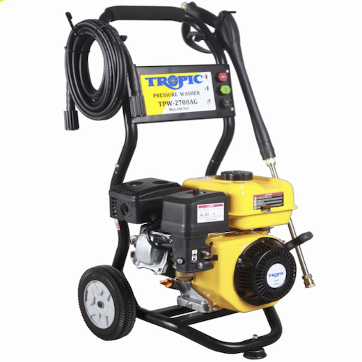 Tropic High Pressure Washer 6.5HP, 186Bar, 27kg TPW-2700AG - Click Image to Close